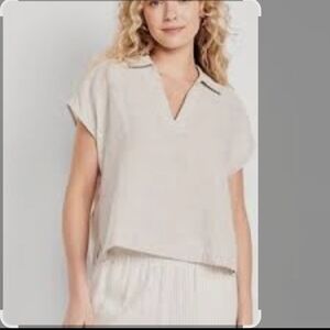 Old Navy Cream Women's Blouse